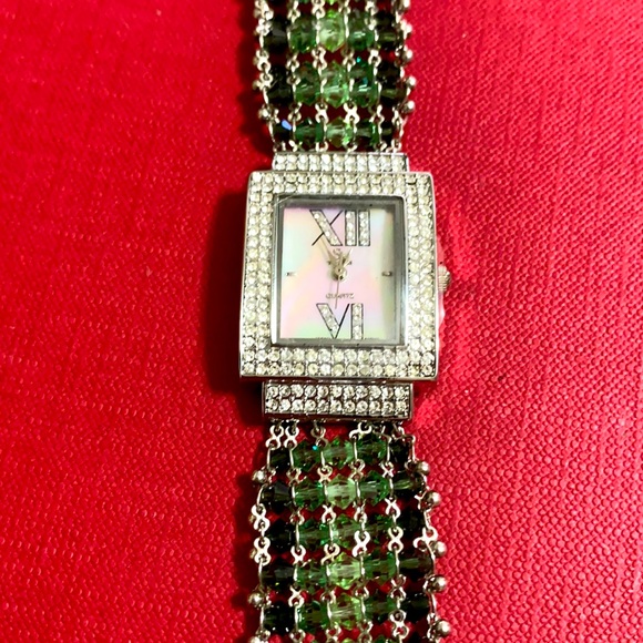 ?NEW?Sterling silver Crystal watch main image 12